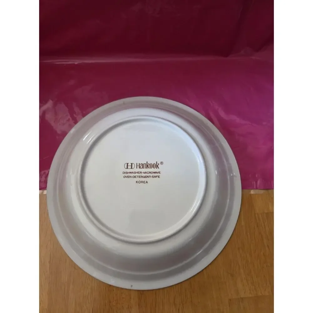 Vintage Strawberry Pie Hankook Super Bone Recipe Pie Plate Pan 10